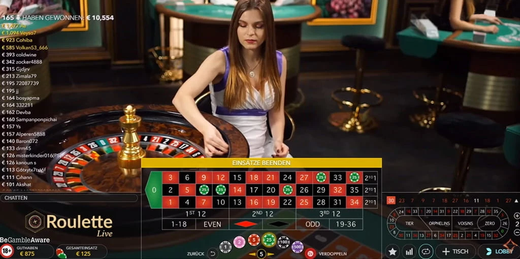 Live Roulette su dispositivi mobili